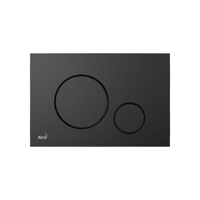 Кнопка для систем инсталляции, черная матовая М-678