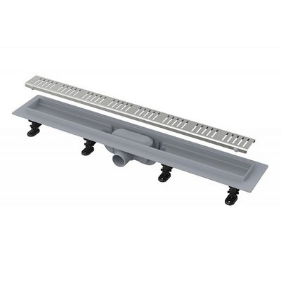 Желоб водоотводящий Alcaplast, APZ10-550М (матовый) с решеткой