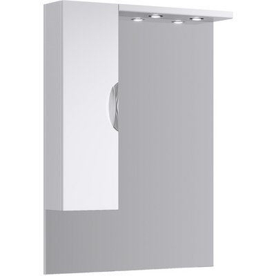 Панель с зеркалом, шкафчиком и подсветкой 