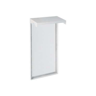 Решетка радиаторная 4-х секционная металл, белая Event