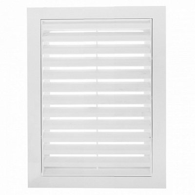 Решетка вентиляцион.пласт.EV 180*250 П разъемная, прямоточная (П1825Р)