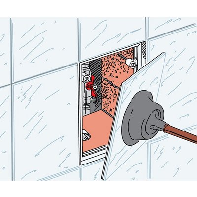 Дверца ревизион. под плитку с цепочкой (200 х 300)