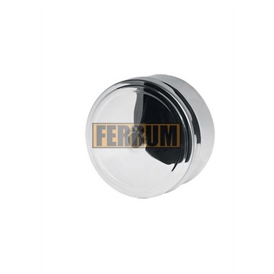 Заглушка для ревизии (430/0,5мм) Ф150 внутренняя, дымоход FERRUM