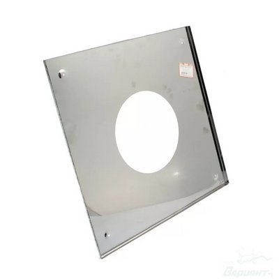 Экран защитный (430/0,5 мм) 480*480 с отверстием Ф280, дымоход FERRUM