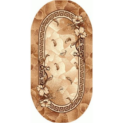 Ковер ткан Мокко 1,0*2,0м, сорт 1. овал