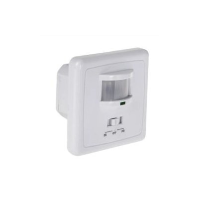 Датчик движения встраиваемый 300-1200w 9m 120*гориз.160 верт. 40-420 сек.