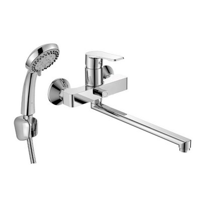 Смеситель д/ванны Decoroom, пов.излив 272мм, р/ОД, хром, латунь