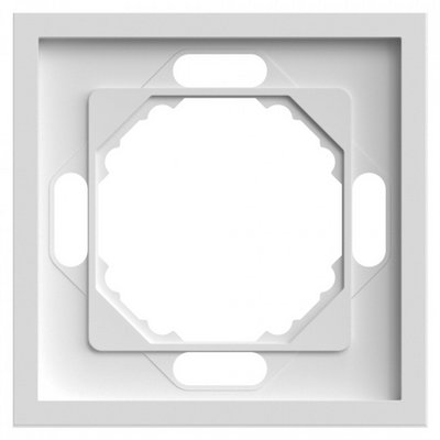 Рамка одинарная ЭМИЛИ Белый фарфор soft touch PFR00-5001-01/ 35