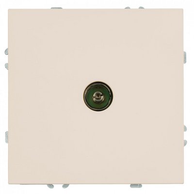 Розетка 1гн, TV , ЭМИЛИ Кашемир, soft touch PFR00-5108-08 75 Ом/ 12