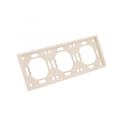 Рамка тройная ЭМИЛИ Кашемир soft touch PFR00-5003-08/ 15