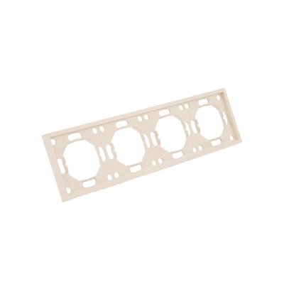 Рамка четырехместная ЭМИЛИ Кашемир soft touch PFR00-5004-08/ 10