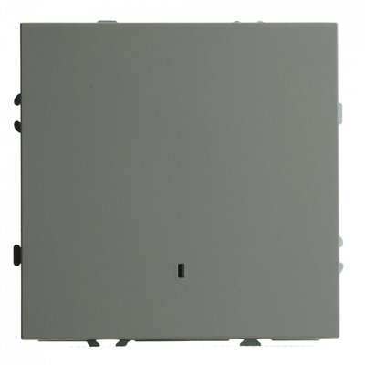 Выкл Эмили 1кл Платиново-серый с идикатором 10А, soft touch RSW10-5101-10