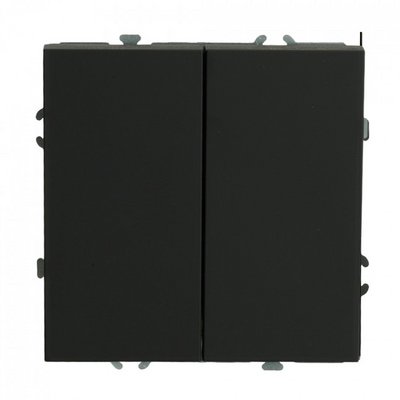 Выкл Эмили 2кл Черный уголь 10А, soft touch RSW10-5104-05/