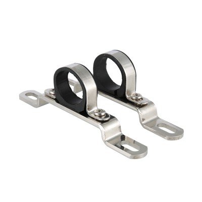 Пара низких кронштейнов для коллекторов из нержавеющей стали  1