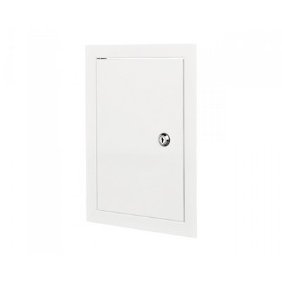 Дверца ревизион.металл.ДДМЗ 150*150 белая