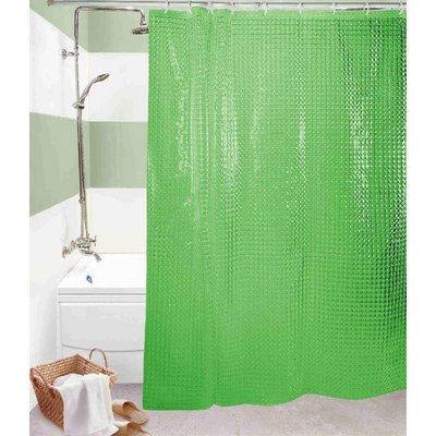 Шторки для ванн ГЛГ(галограмма) 3D 180*180 зеленый