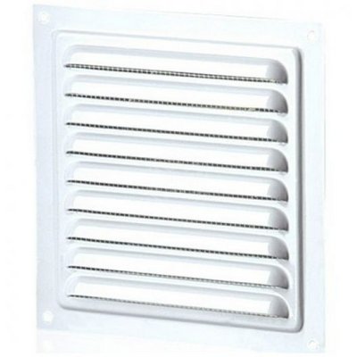 Решетка вентиляцион.металл.МВМ 125с(MVM125s)белый