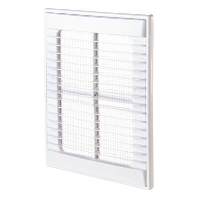 Решетка вентиляцион.пласт.МВ 126-1ск(MV126-1s)белый