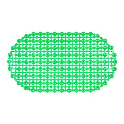 Spa-коврик для ванной AQUA-PRIME 69*39см Массажный с присосками (зеленый)