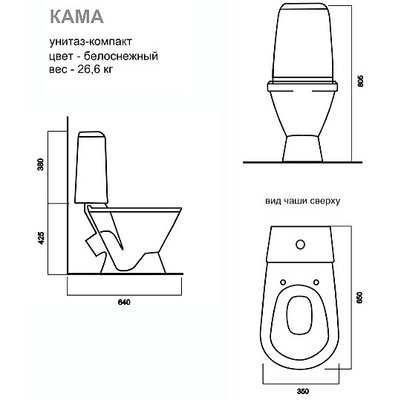 Унитаз компакт 