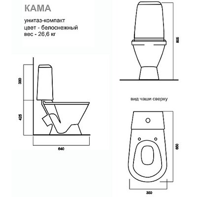 Унитаз компакт 