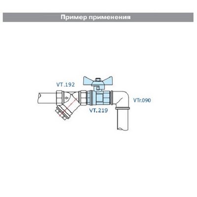 Кран шаровый  3/4