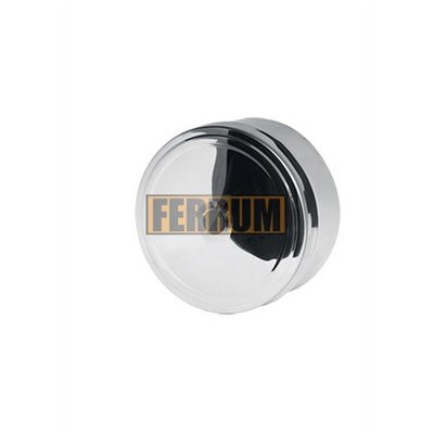 Заглушка для ревизии (430/0,5мм) Ф197 внутренняя, дымоход FERRUM