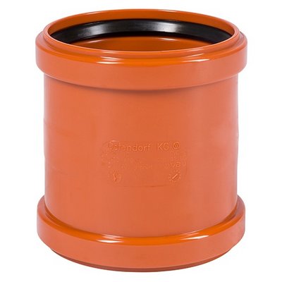 Муфта двойная ПВХ 110 мм, OSTENDORF