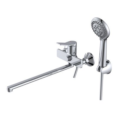 Смеситель д/ванны Oasis, латунь,  катридж d40, L длин. излив