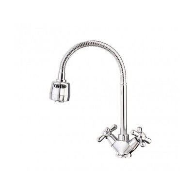 Смеситель д/мойки Sanday SD47286 латунь,хром,гайка