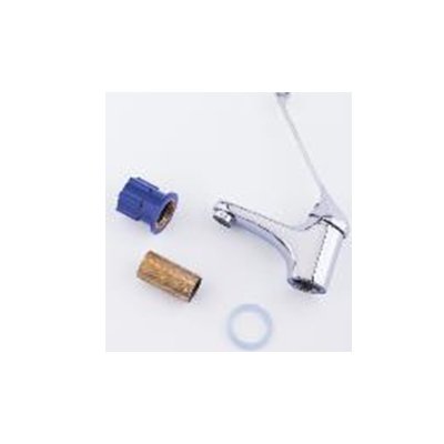 Смеситель для умывальника . однорук, хирург Sanday излив 15 см, мет ручка, d 40 мм, гайка