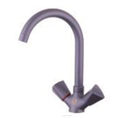 Смеситель д/мойки Sanday SD450605-26,  латунь, графит, мах металл