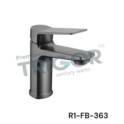 Смеситель д/мойки/умыв TRIGOR R1-FB-363, картр. d35, гайка,покрвтие оружейная сталь