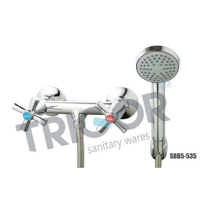 Смеситель д/душа TRIGOR SBB5-535, маховик крест, шланг для душа 1,5, без излива