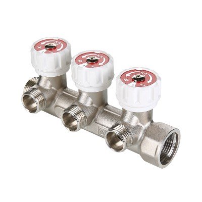 Коллектор VT с регулировочными вентилями 3/4