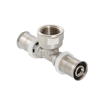 Тройник пресс с переходом на вн. р. VALTEC 26х1