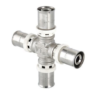 Крестовина пресс VALTEC 20х16х20х16