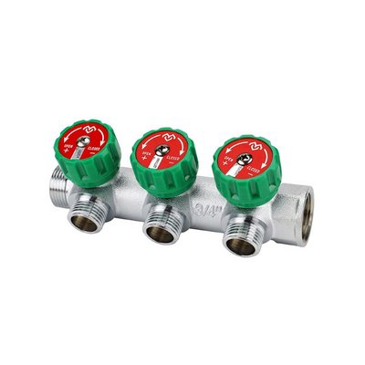 Коллектор Varmega с регулировочными вентилями, 3/4