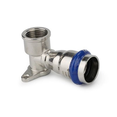 Водорозетка раструбная Varmega Inox Press с внутренней резьбой 18x1/2