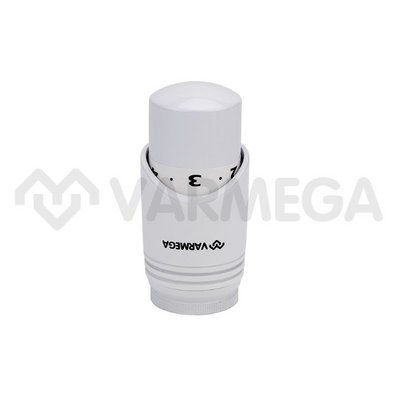 Термоголовка VARMEGA, жидкостная, M30х1.5, белая