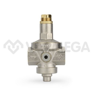 Редуктор давления мембранный от 1 до 7 бар, 3/4 VARMEGA с присоед. к манометру, PN25