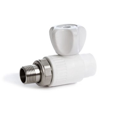 Кран шаровый PPR 25х3/4 для радиатора прямой VARMEGA