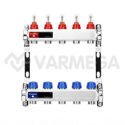 Коллекторная группа с расходомерами Varmega VM15105 ВР 1