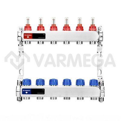 Коллекторная группа с расходомерами Varmega VM15106 ВР 1