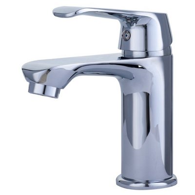 Смеситель д/мойки/умыв TRIGOR E1-426 , карт. d35, гайка, хром кор излив