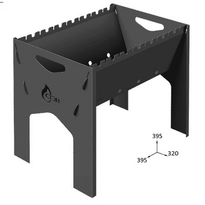 Мангал разборный малый